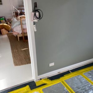 Comfort Heat Australia installation of under carpet foil mats and conduit requirements.