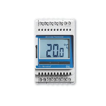 Underfloor heating thermostat for home automation ETN