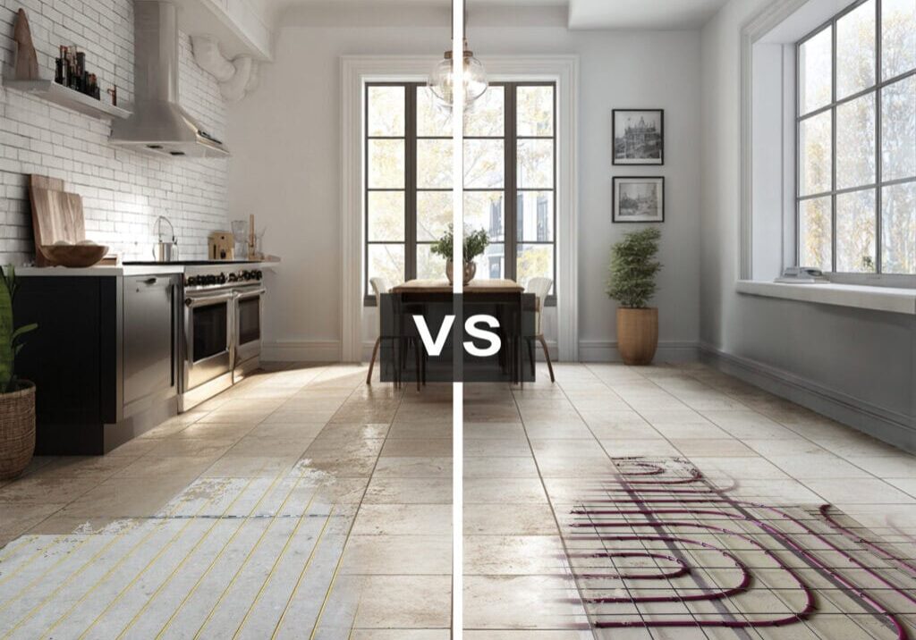 Electric vs Hydronic Underfloor Heating | Comfort Heat Australia Electric vs Hydronic Underfloor Heating | Comfort Heat Australia